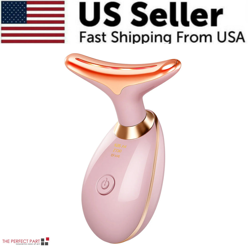 Revolutionary Neck and Face Lifting Massager Device with LED Technology for Youthful Skin and Double Chin Reduction