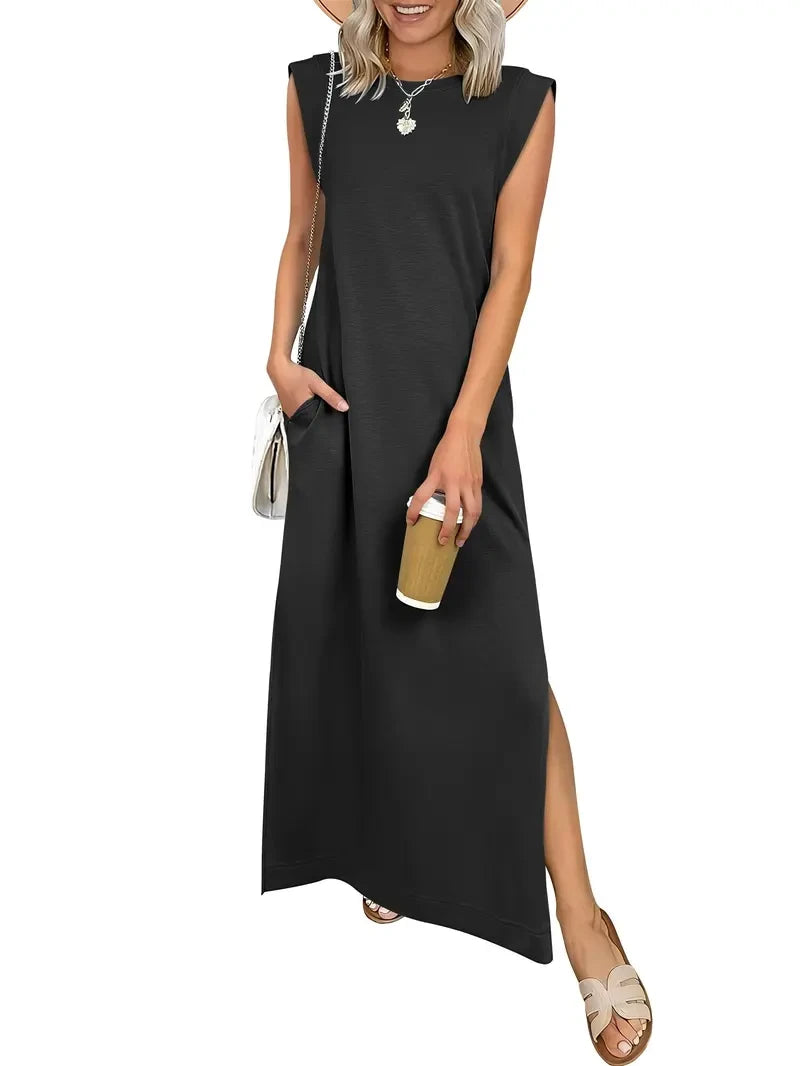 Casual Sleeveless Maxi Sundress
