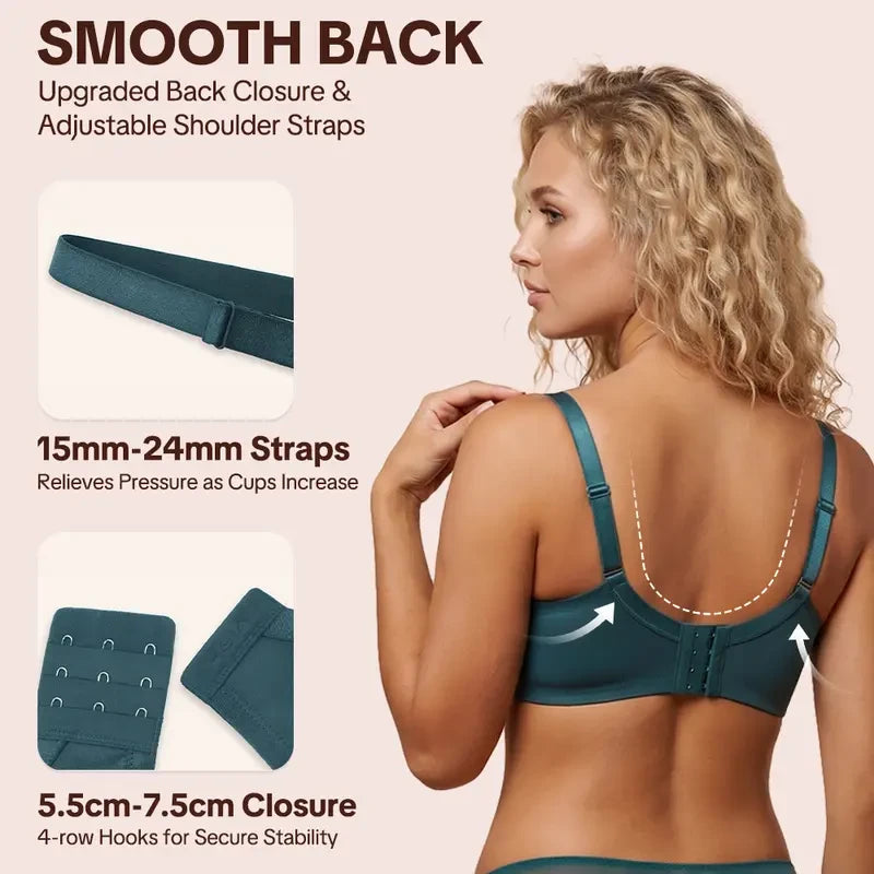 Floral Lace Underwire Bra Set