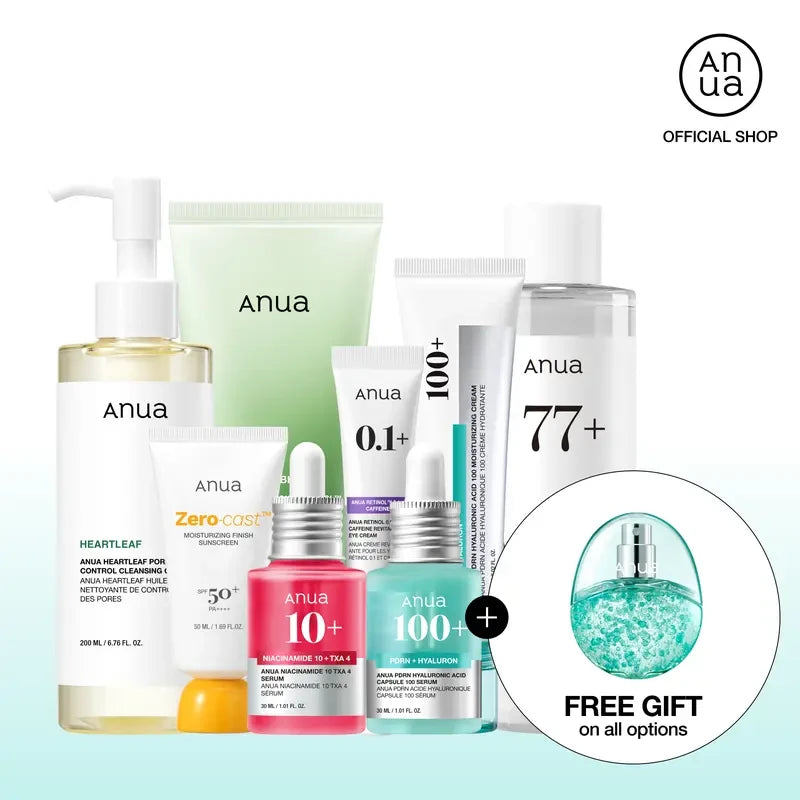 Anua Complete Korean Skincare Set