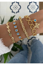 Elevate Your Style with Our Turquoise Beaded Bracelet Set - A Stunning 4-Piece Layered Bohemian Jewelry Collection, Perfect for Any Occasion!