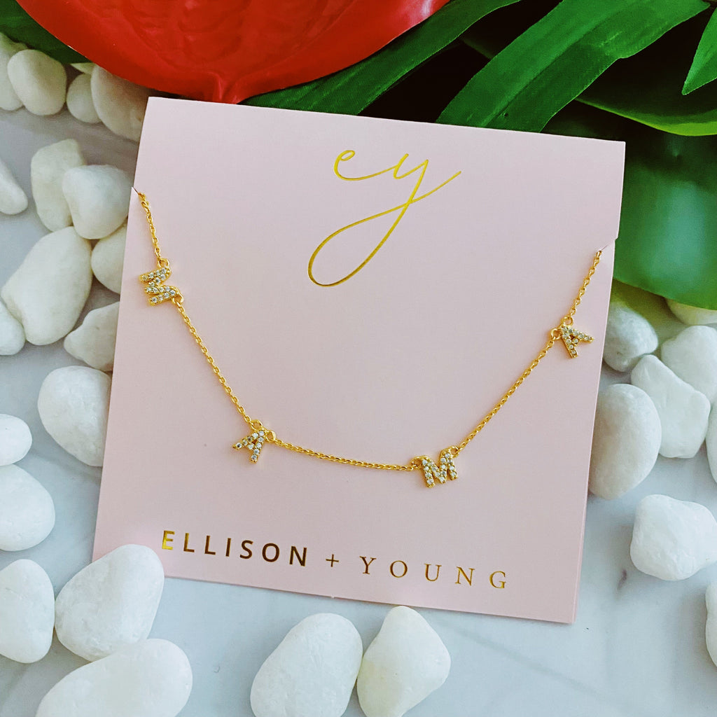 Radiant Luminous Mama Necklace - A Sparkling Tribute to Love and Elegance