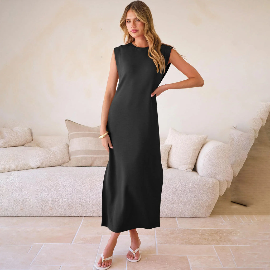 Elevate Your Summer Style with the ANRABESS Women’s Sleeveless Maxi Dress - Perfect for Beach Vacations and Casual Outings!