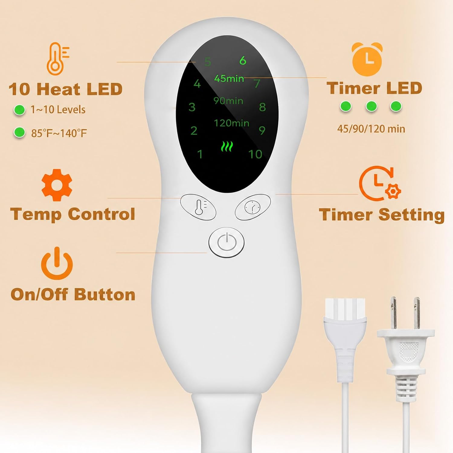 Experience Cozy Comfort with the CYFIE Under-Desk Electric Foot Warmer - Perfect Heating Pad for Cold Feet