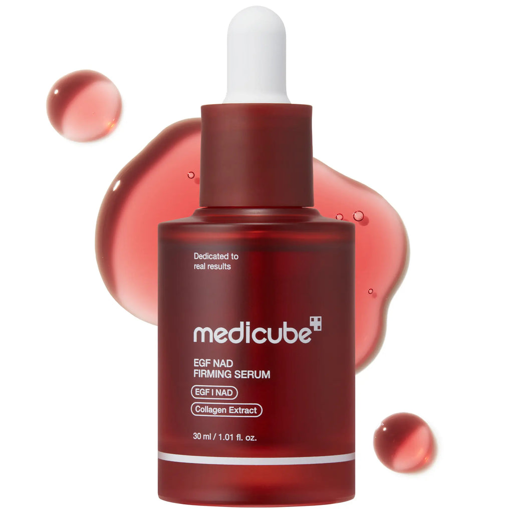 Medicube NAD+ EGF Firming Serum - Anti-Aging, Plumping, and Radiance Boosting Formula with Collagen Extract for Enhanced Skin Elasticity and Firmness (30ml / 1.01 fl. oz.) - Korean Skincare Solution