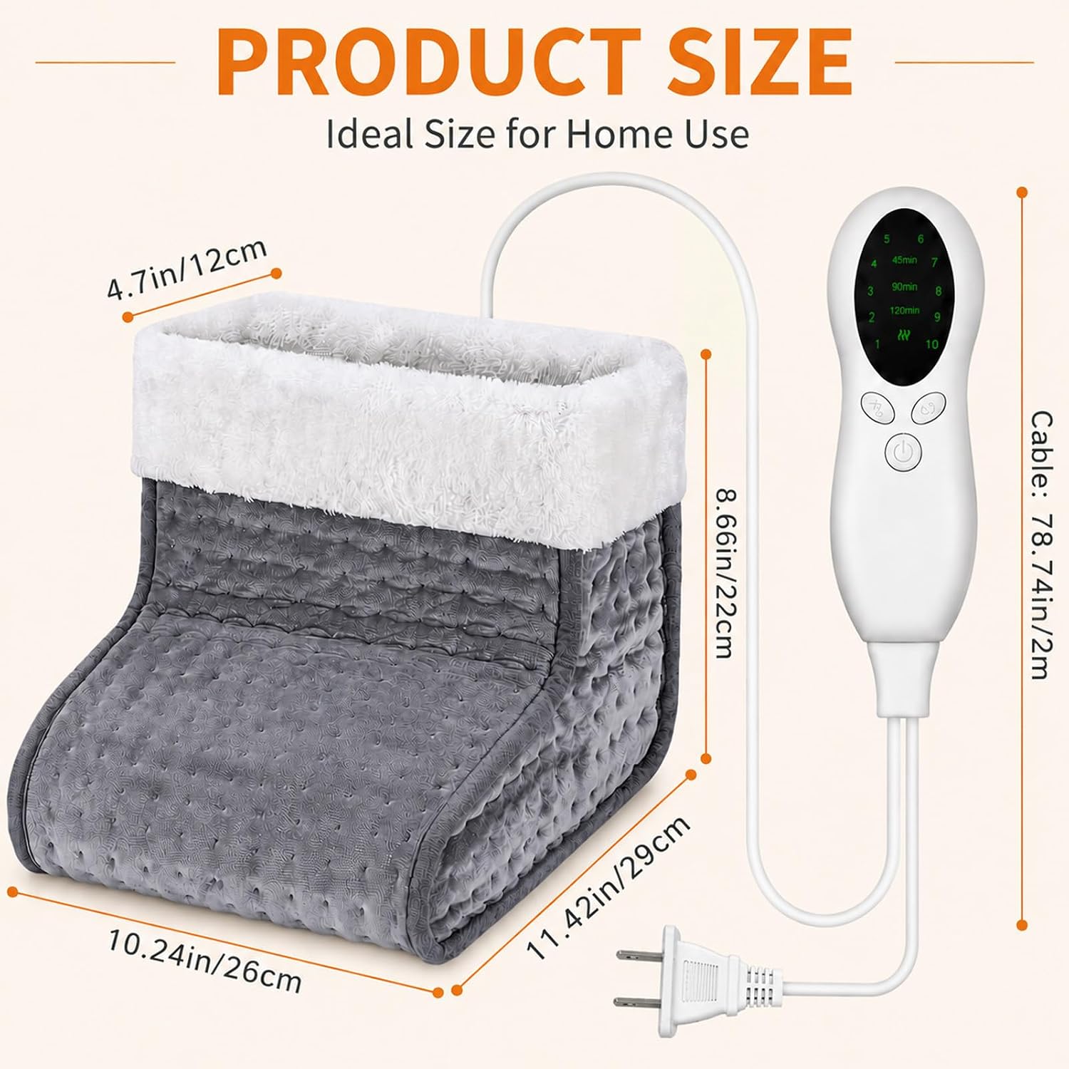 Experience Cozy Comfort with the CYFIE Under-Desk Electric Foot Warmer - Perfect Heating Pad for Cold Feet