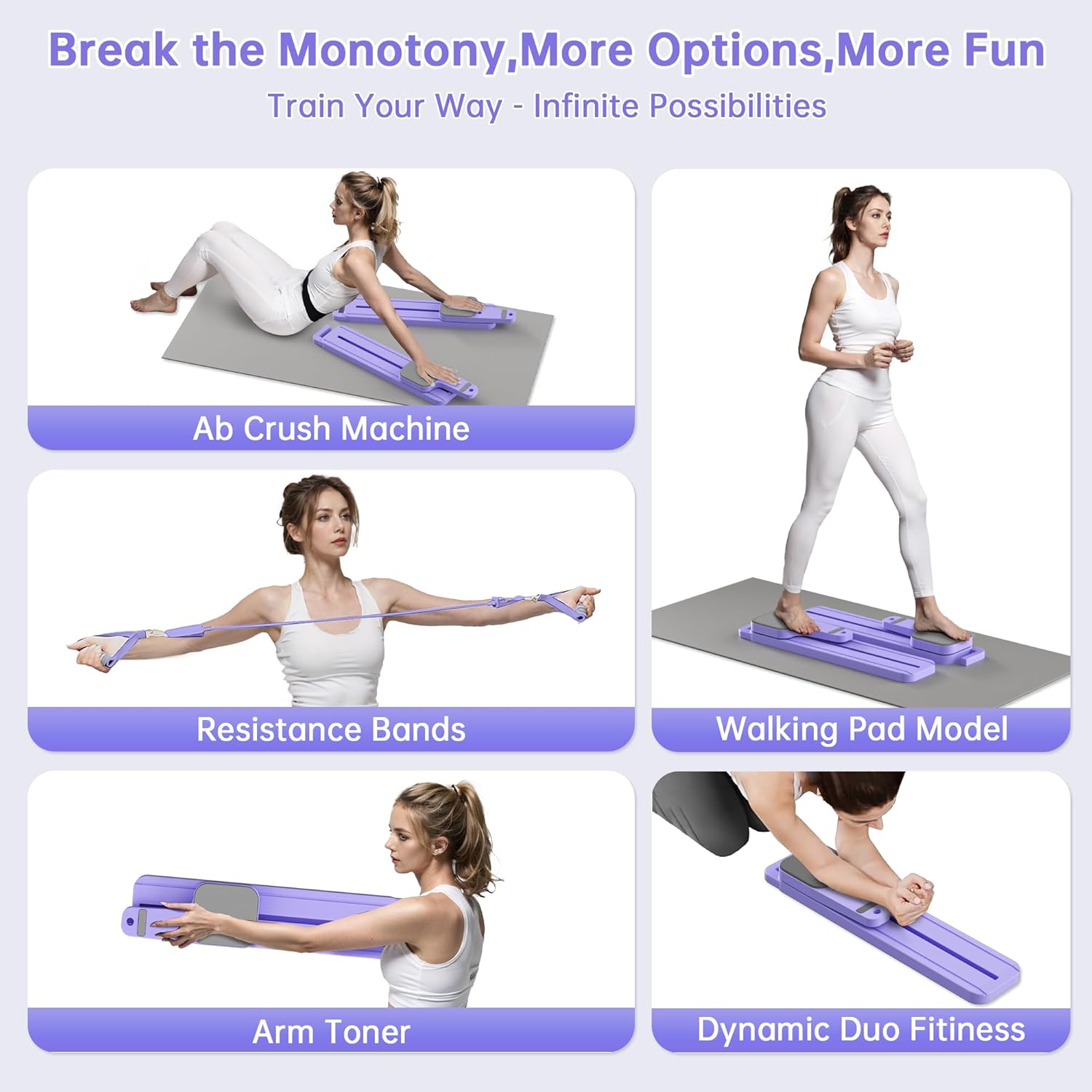 Transform Your Home Workouts with the Ultimate 7-in-1 Foldable Pilates Reformer - Strengthen Your Core, Tone Your Glutes, and Elevate Your Fitness Journey!