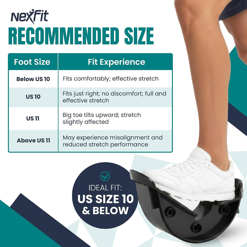 Experience Ultimate Relief with the NexFit Premium Foot and Calf Stretcher – Your Go-To Solution for Plantar Fasciitis and Achilles Tendonitis!