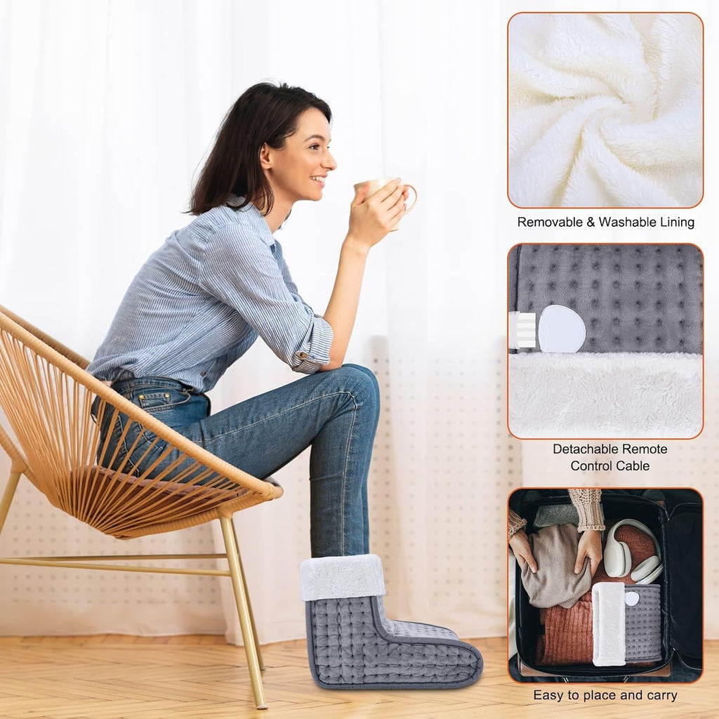 Experience Cozy Comfort with the CYFIE Under-Desk Electric Foot Warmer - Perfect Heating Pad for Cold Feet