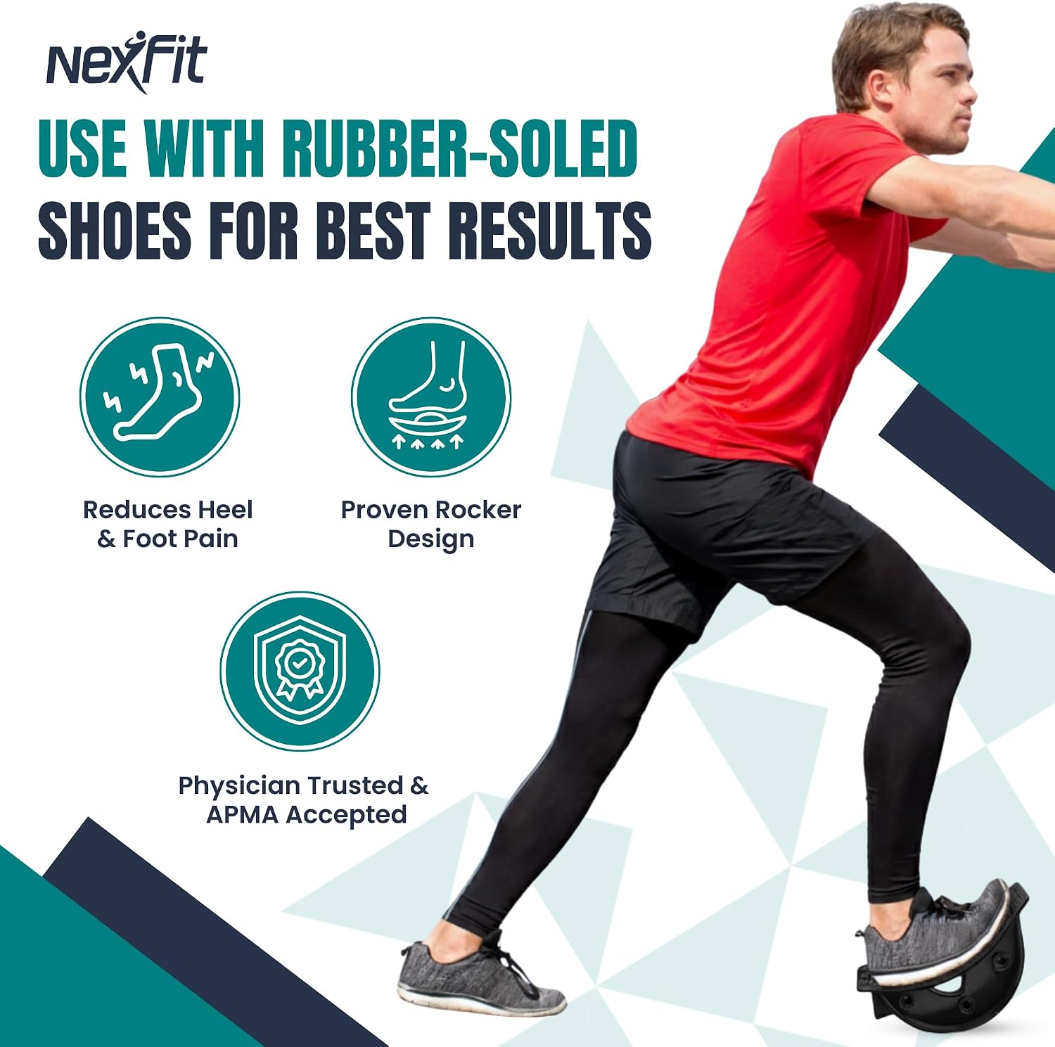 Experience Ultimate Relief with the NexFit Premium Foot and Calf Stretcher – Your Go-To Solution for Plantar Fasciitis and Achilles Tendonitis!