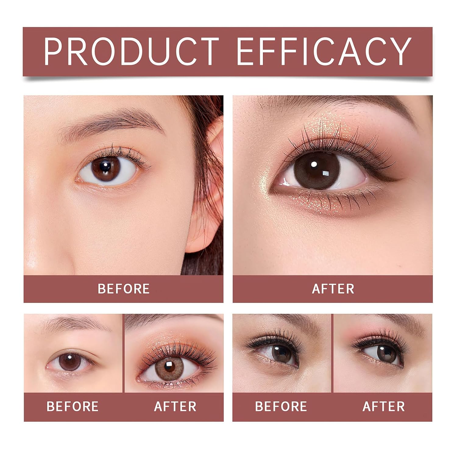 Elevate Your Eye Makeup Game with the 6-Piece Waterproof Two-Tone Eyeshadow Stick Set - Perfect for Any Occasion!