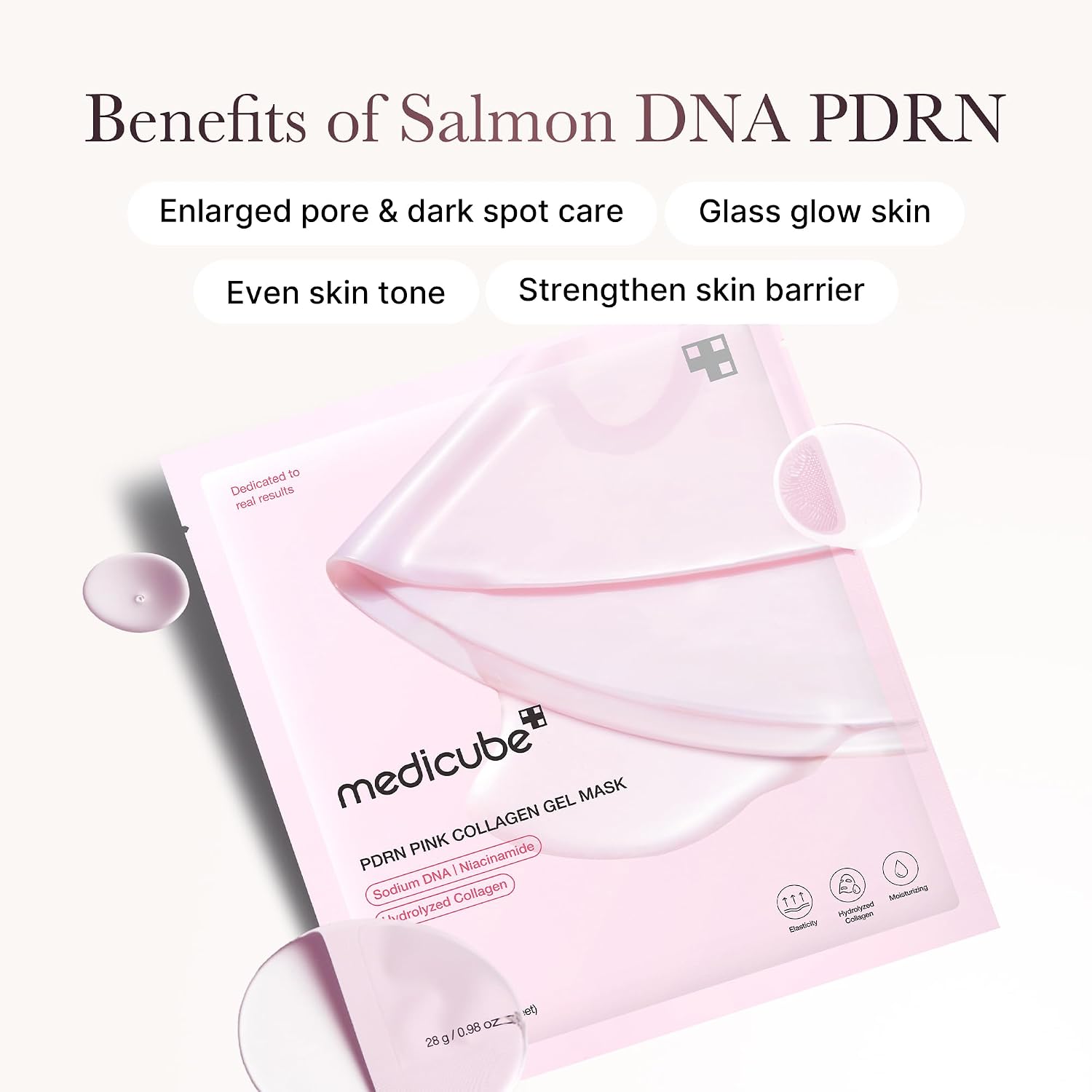 Revitalize Your Skin with the Medicube Pink Glass Glow Duo: Collagen Jelly Cream & PDRN Gel Mask Set
