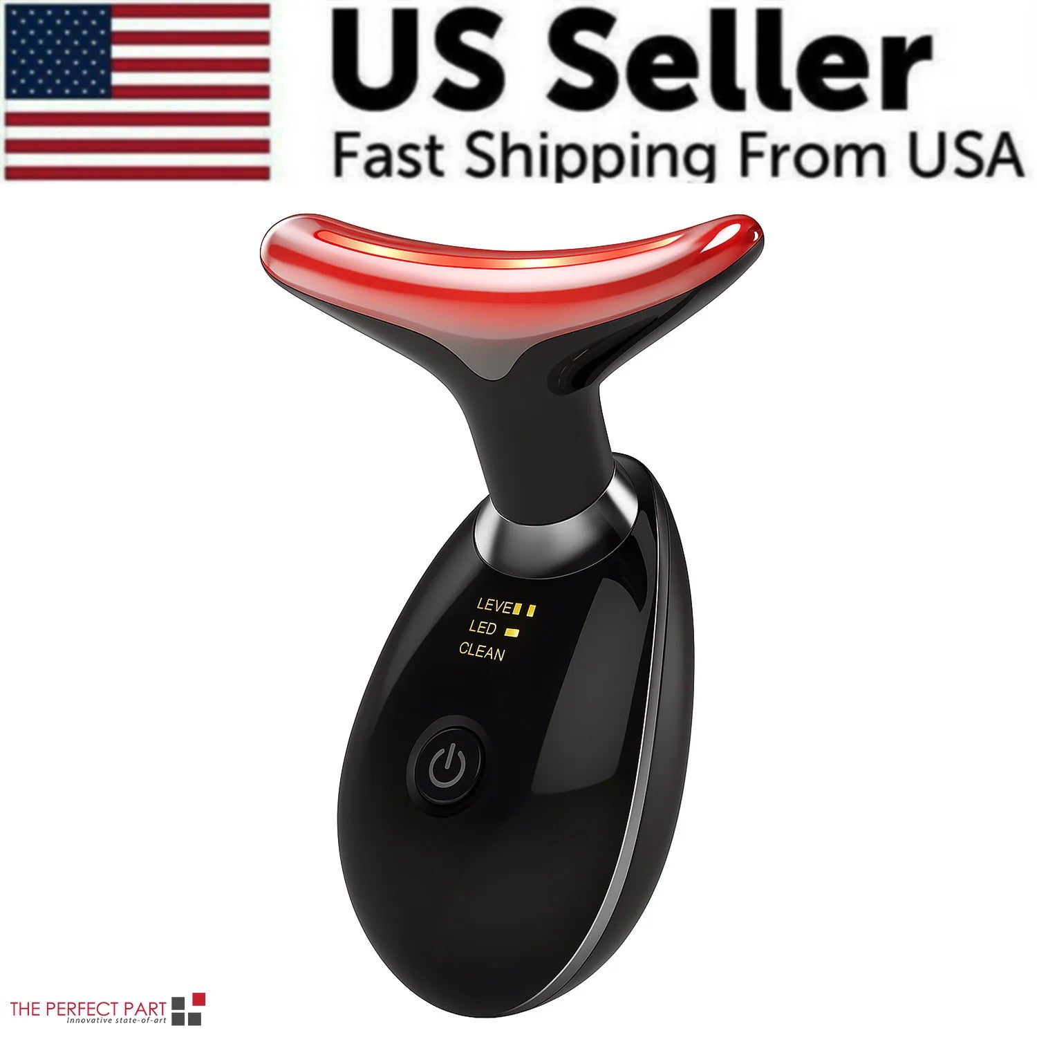 Revolutionary Neck and Face Lifting Massager Device with LED Technology for Youthful Skin and Double Chin Reduction