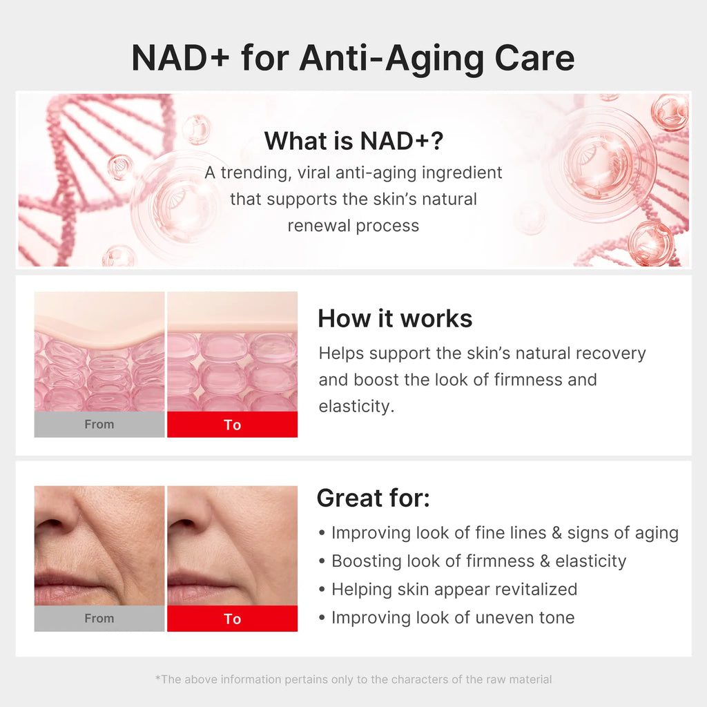 Medicube NAD+ EGF Firming Serum - Anti-Aging, Plumping, and Radiance Boosting Formula with Collagen Extract for Enhanced Skin Elasticity and Firmness (30ml / 1.01 fl. oz.) - Korean Skincare Solution