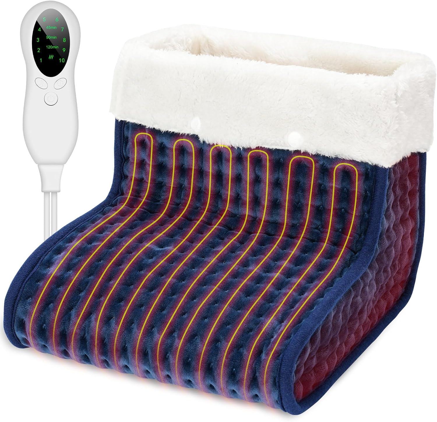 Experience Cozy Comfort with the CYFIE Under-Desk Electric Foot Warmer - Perfect Heating Pad for Cold Feet