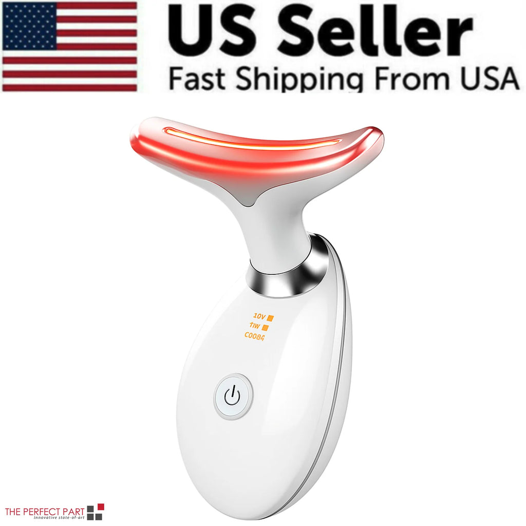 Revolutionary Neck and Face Lifting Massager Device with LED Technology for Youthful Skin and Double Chin Reduction