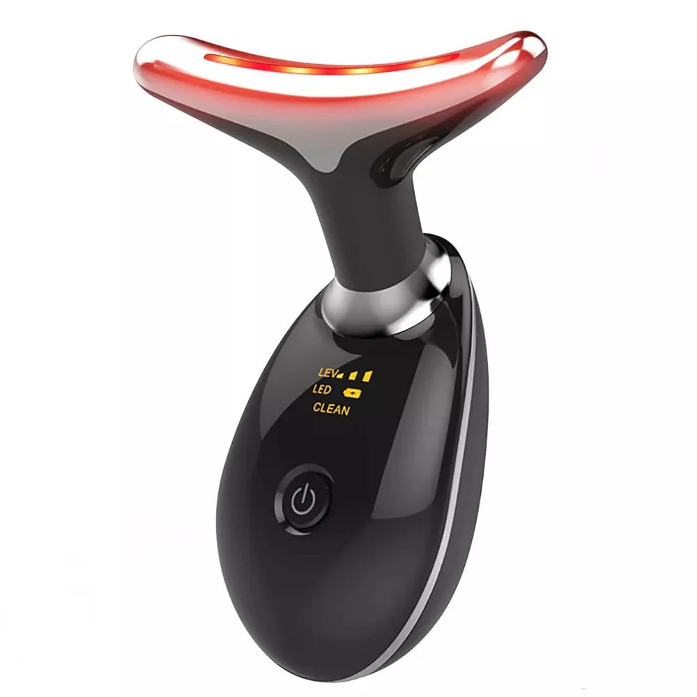 Revolutionary Neck and Face Lifting Massager Device with LED Technology for Youthful Skin and Double Chin Reduction