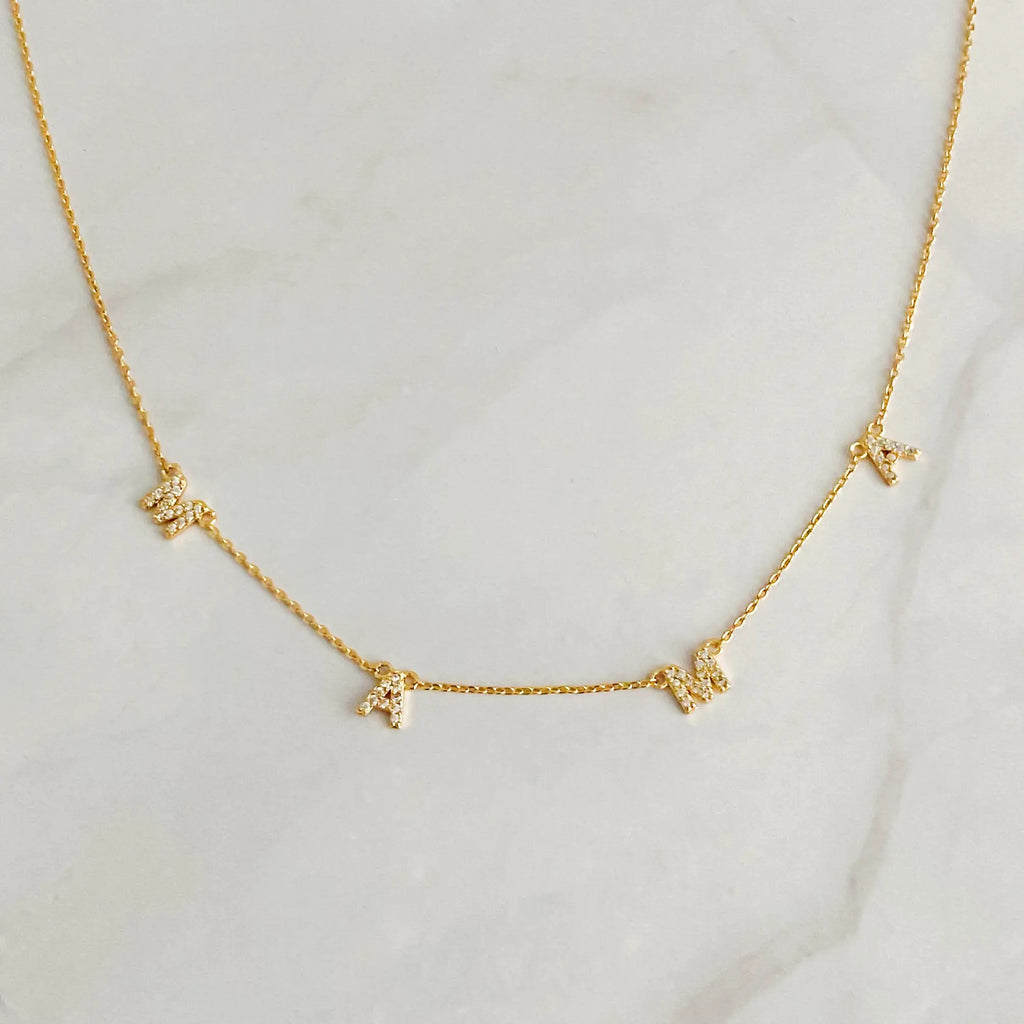 Radiant Luminous Mama Necklace - A Sparkling Tribute to Love and Elegance