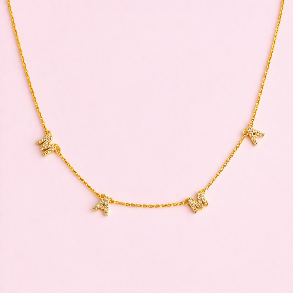 Radiant Luminous Mama Necklace - A Sparkling Tribute to Love and Elegance