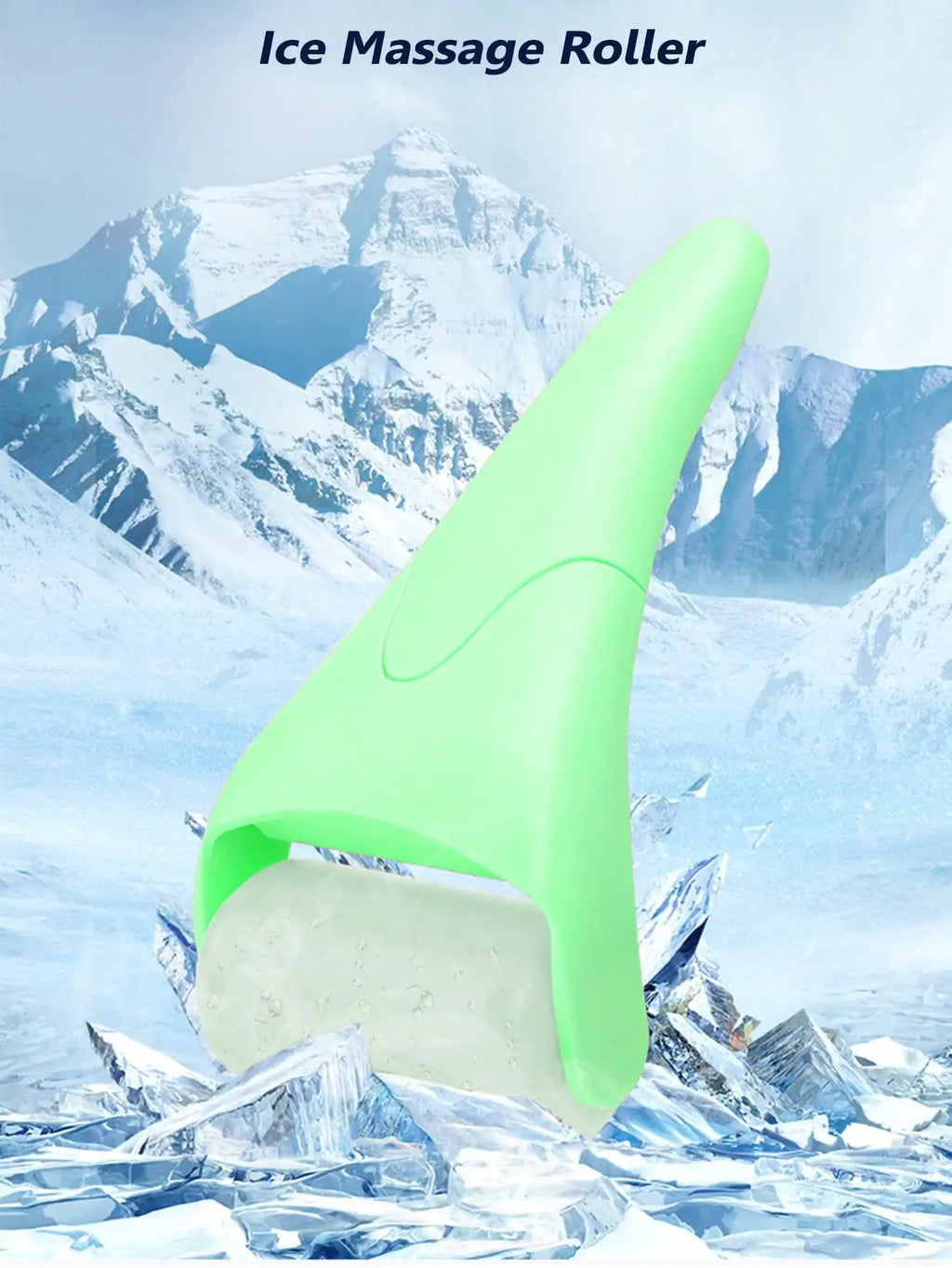 Revitalize Your Skin with the Ice Roller Massager - The Ultimate Facial Lifting and Multi-Body Stress Relief Tool for Women