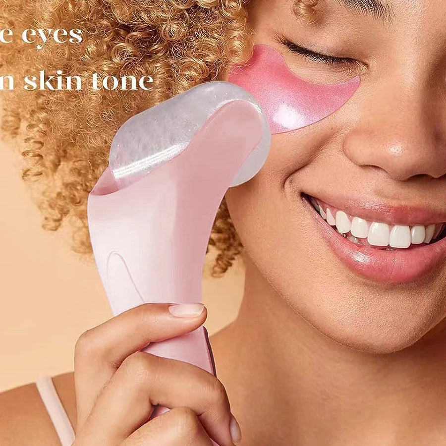 Revitalize Your Skin with the Ice Roller Massager - The Ultimate Facial Lifting and Multi-Body Stress Relief Tool for Women
