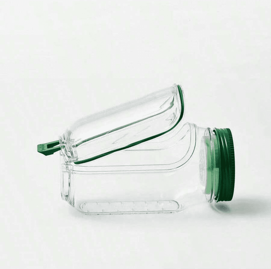 Ultimate Salad Jar with Side Opening - 34 oz Leak-Proof Container for Fresh Meals on the Go, Perfect for Microwaving, Dishwashing, and Refrigeration