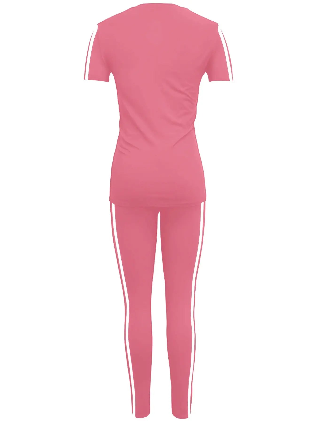 Elevate Your Summer Style with Our Women's Printed Casual Sporty Round Neck Drawstring Two-Piece Set – Perfect for Workouts and Relaxation!