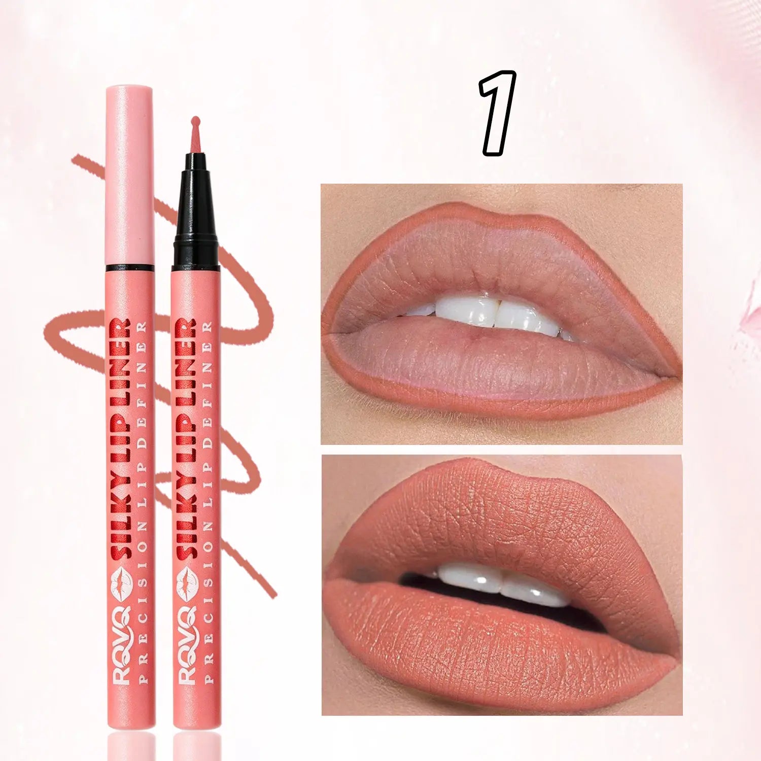 Elevate Your Look with the RVQ 6-Color Waterproof Silky Precision Definer - The Ultimate Long-Lasting Lip Solution!