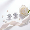 0.5 Carat Moissanite Stud Earrings in S925 Sterling Silver with Platinum Plating