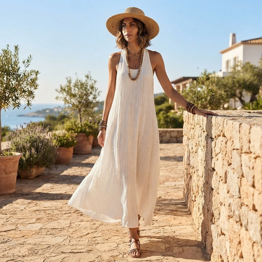 Relaxed Bohemian Beach Dress