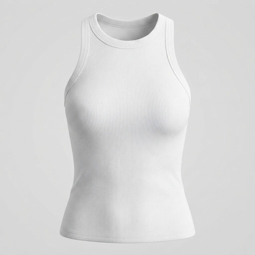 Minimalist Ribbed Knit Tank